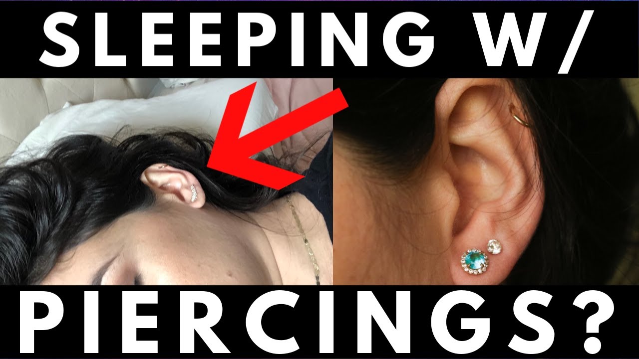 Schlafen mit Piercings |  Tipps und Tricks