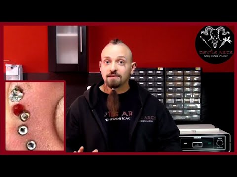 Piercing entzündet?  Was tun? - Piercing selbst retten!