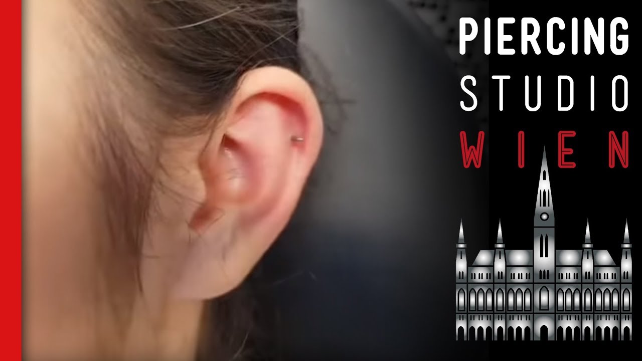 PiercingLive Ep.  1: Conch - Piercing Stechen Teil 2