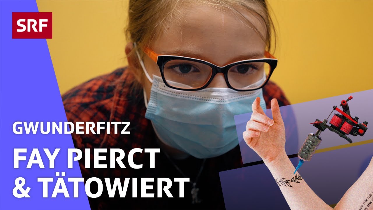 Was macht man im Tattoo- und Piercing-Studio? | Gwunderfitz | SRF Kids – Kindervideos