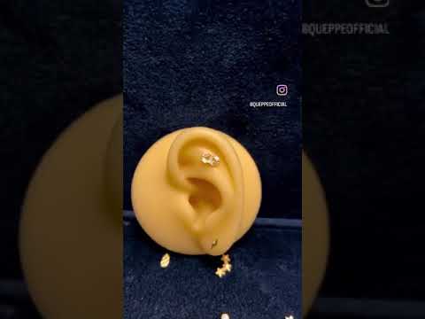 Best Duo Piercings w/queppe #14karatgold #gold #mode #piercing #schmuck