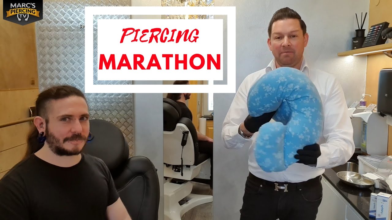 💉6 PIERCINGS Marathon 💉SNUG 💉Vertical Industrial 💉Conch Piercings für Ringe 💉Marc's Piercing TV