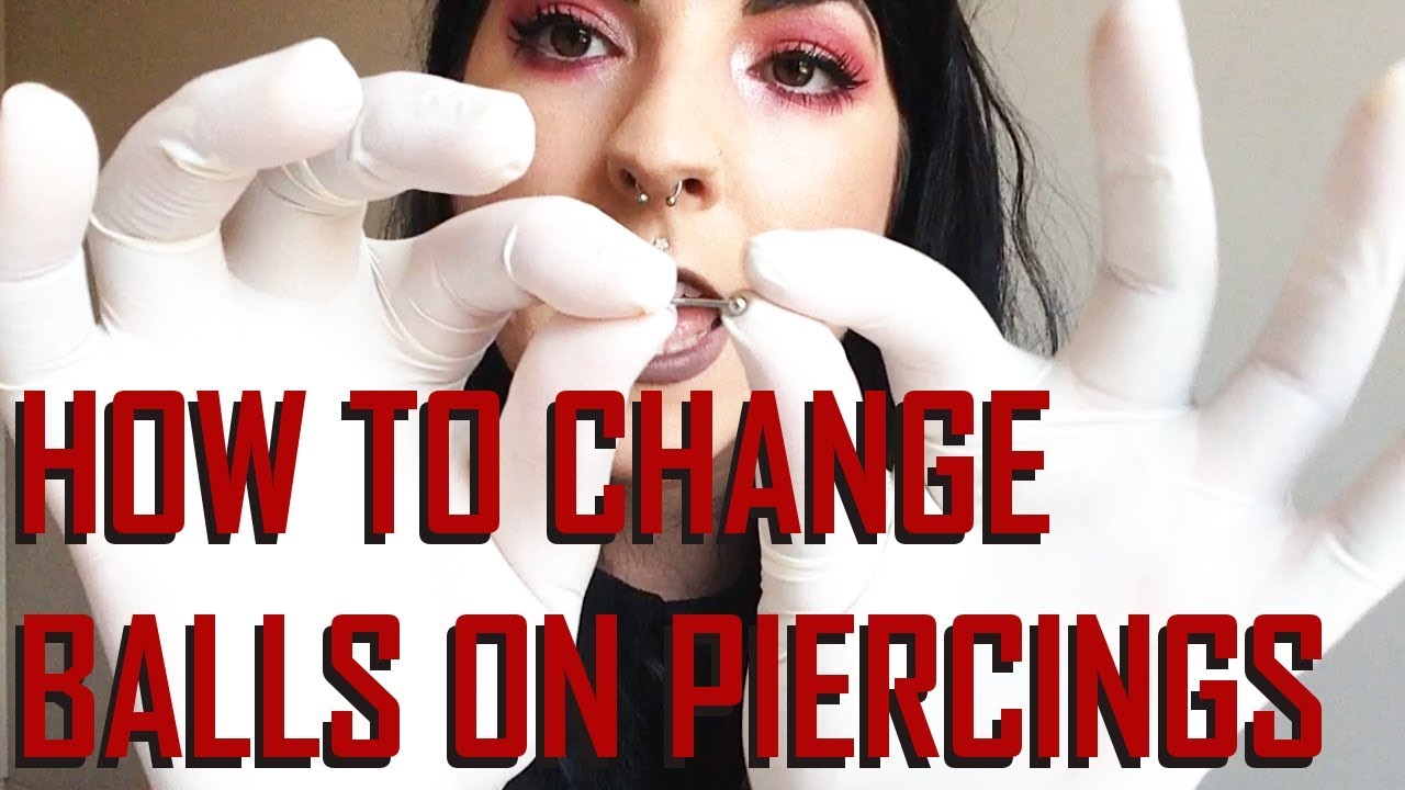 Piercingkugeln zu Hause abschrauben und anziehen – Tipps und Tricks