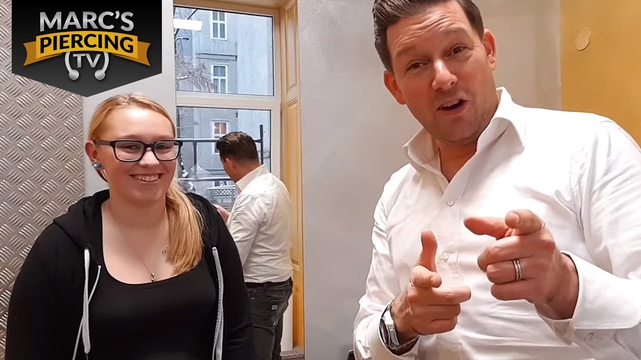 💉 Unteres Bauchnabelpiercing & Daith 💉 Das ERSTE Video im neuen Studio 💉 Marc's Piercing TV