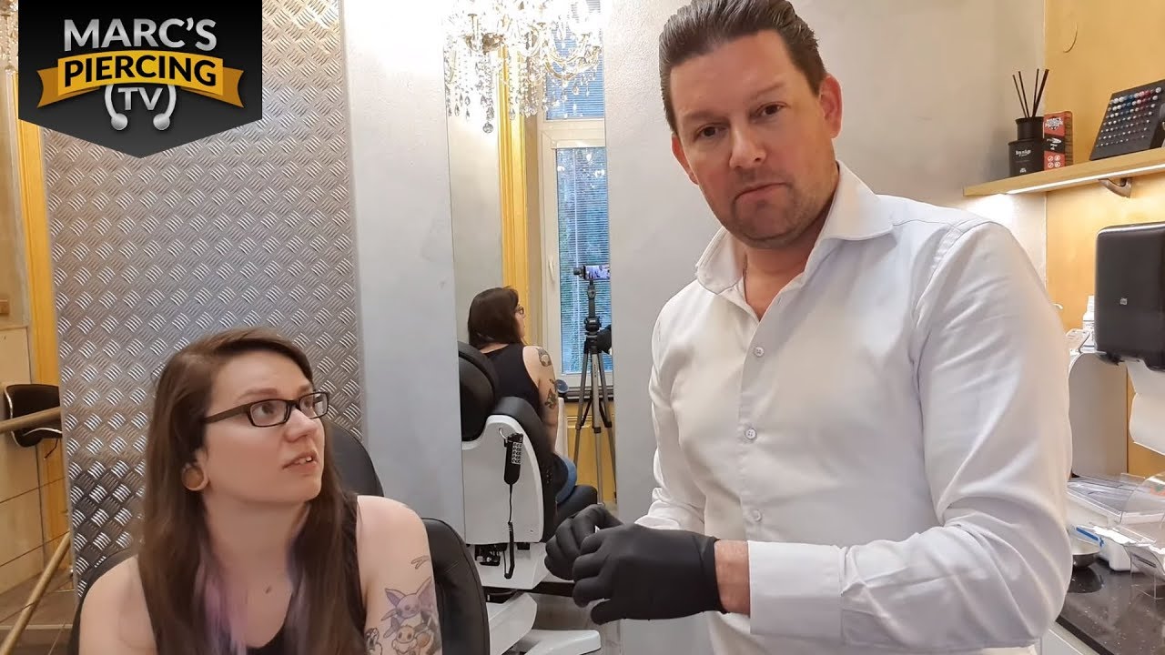 💉 NASENPIERCING mit 8mm Ring 💉 Erstes Piercing💉 Marc's Piercing TV