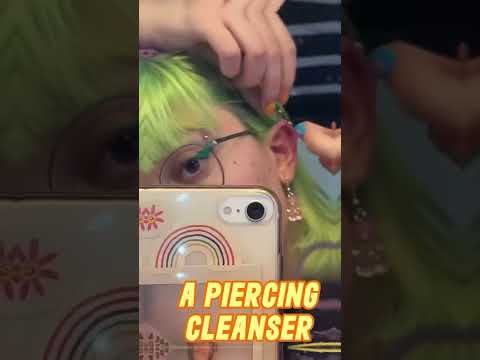 Endlich!  VOLLSTÄNDIG GEHEILT Industrial Piercing Zeit, den Schmuck zu wechseln!  |Piercing-Tipps|Piercing-Nachsorge