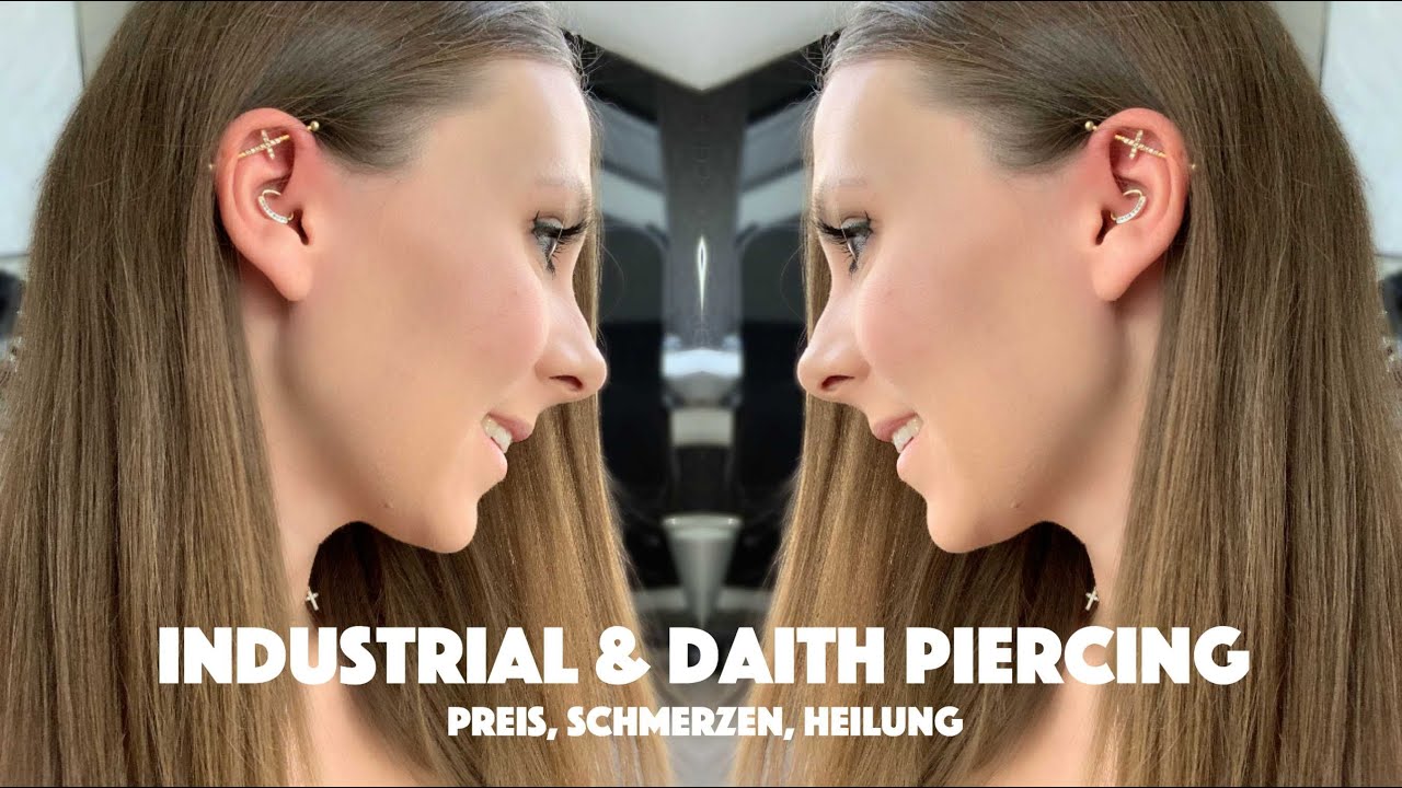 INDUSTRIAL & DAITH PIERCING - Preis, Schmerzen & Komplikationen | Meine Erfahrung