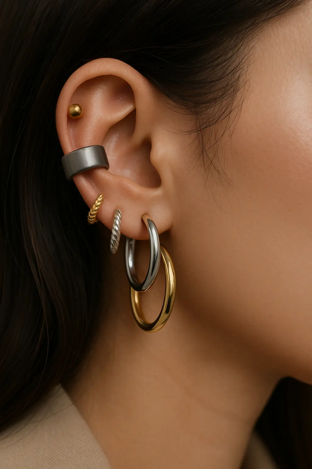 Curated Ear 2025: Wie Sich Metall-Mix Und Micro-Studs Zum Perfekten Ohrkonzept Verbinden 8 Curated Ear 2025 4