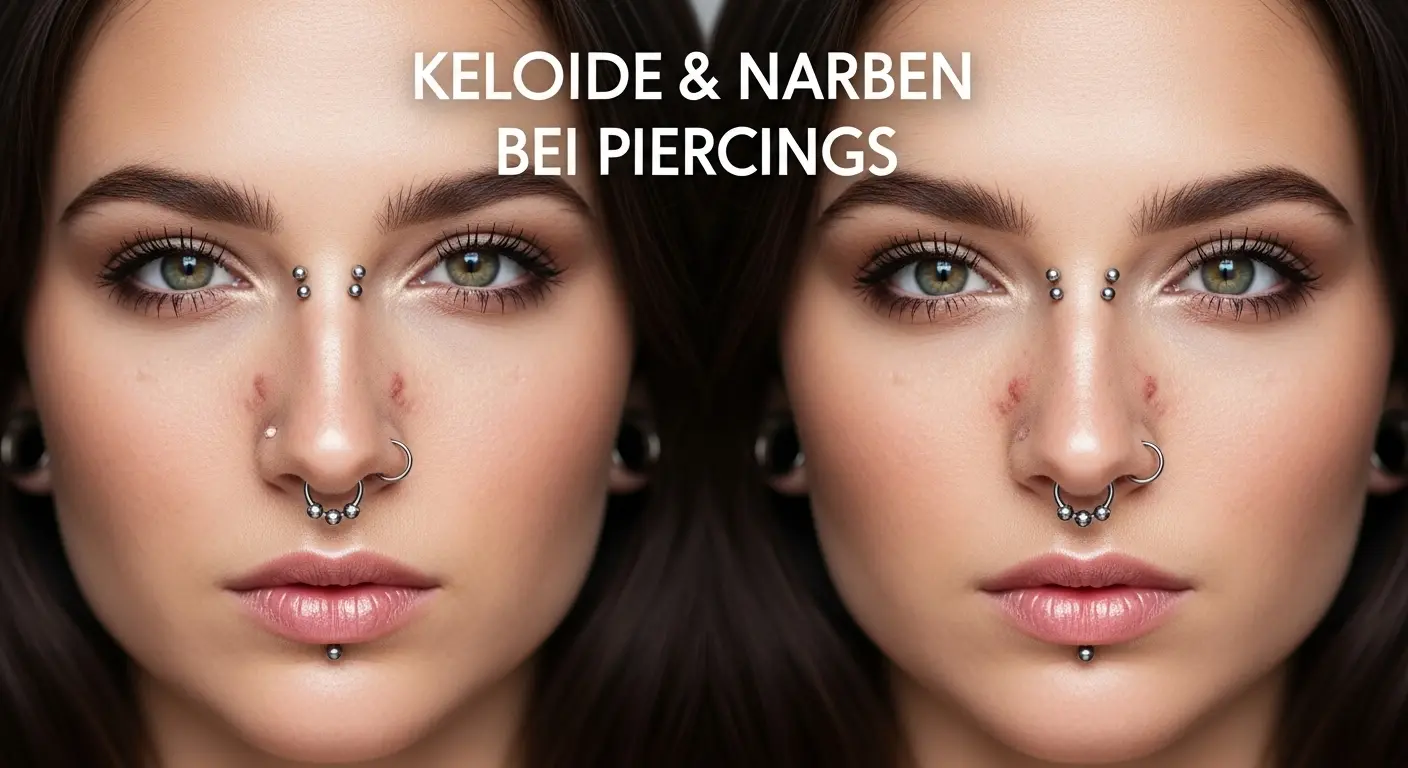 kleoide narben piercings