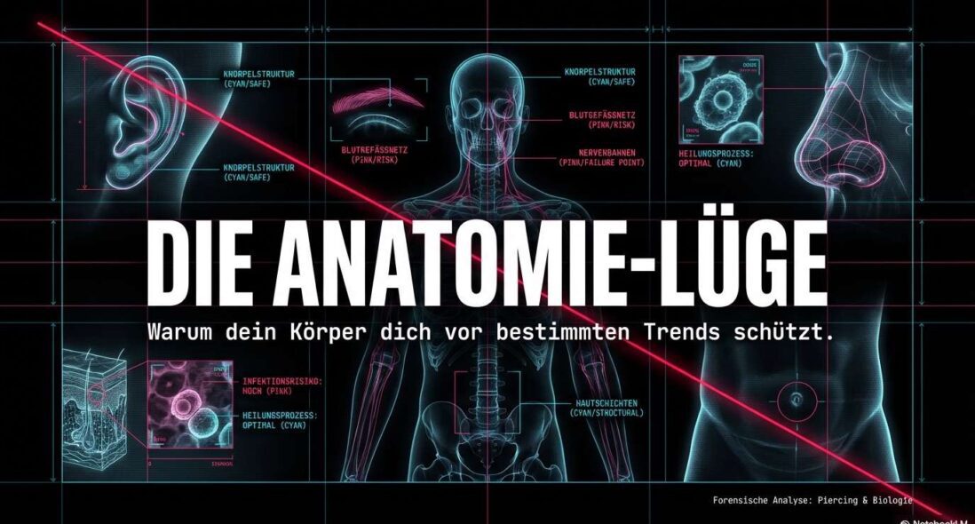 Die Anatomie-Lüge: Warum dich dein eigener Körper vor bestimmten Piercings beschützt