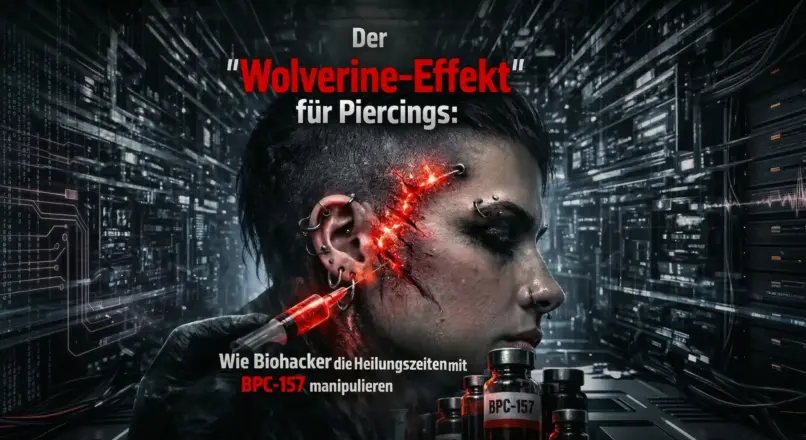 Der „Wolverine-Effekt“ für Piercings: Wie Biohacker die Heilungszeiten mit BPC-157 manipulieren
