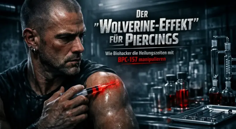 Der „Wolverine-Effekt“ für Piercings: Wie Biohacker die Heilungszeiten mit BPC-157 manipulieren