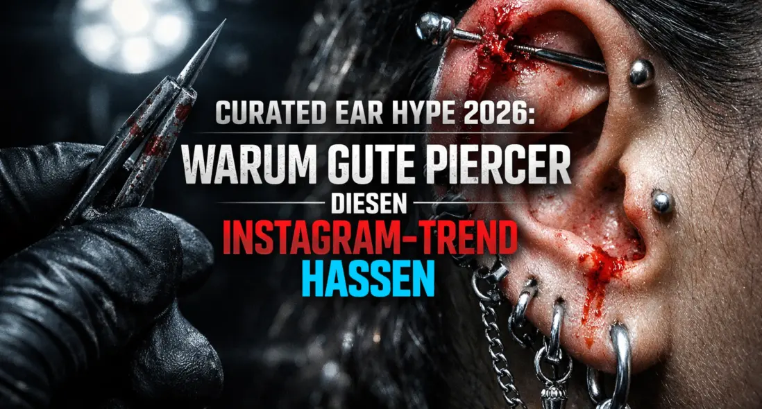 Curated Ear Hype 2026: Warum gute Piercer diesen Instagram-Trend hassen