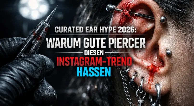 Curated Ear Hype 2026: Warum gute Piercer diesen Instagram-Trend hassen