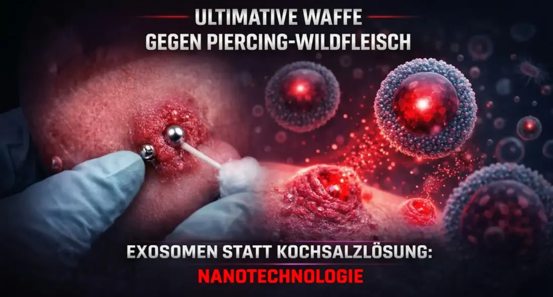 Ultimative Waffe gegen Piercing-Wildfleisch: Exosomen statt Kochsalzlösung: Nanotechnologie