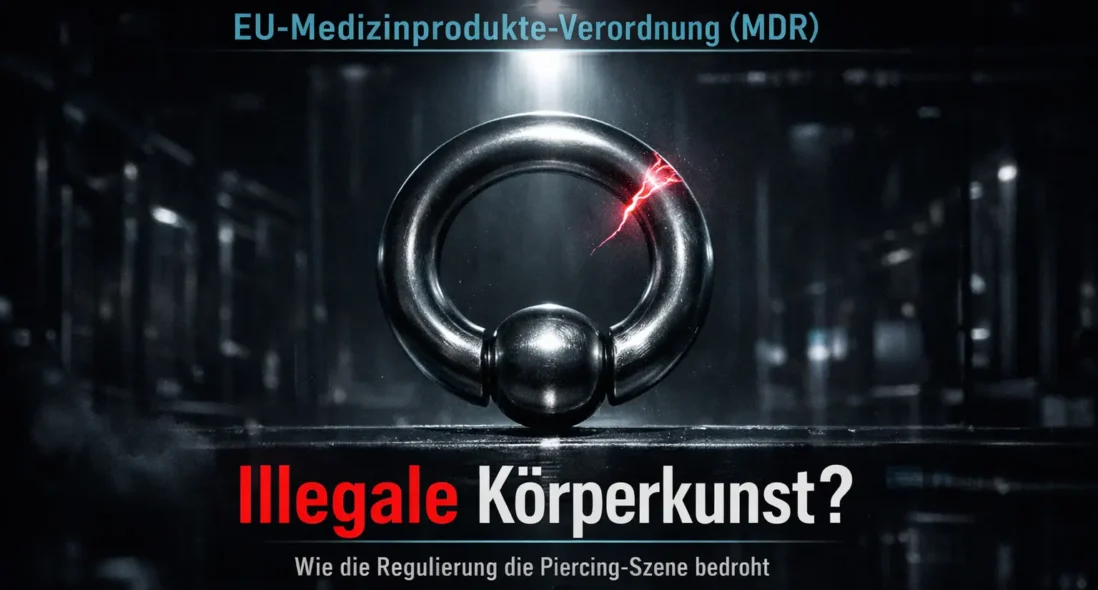 Illegale Körperkunst? Wie die EU-Medizinprodukte-Verordnung (MDR) die Piercing-Szene bedroht