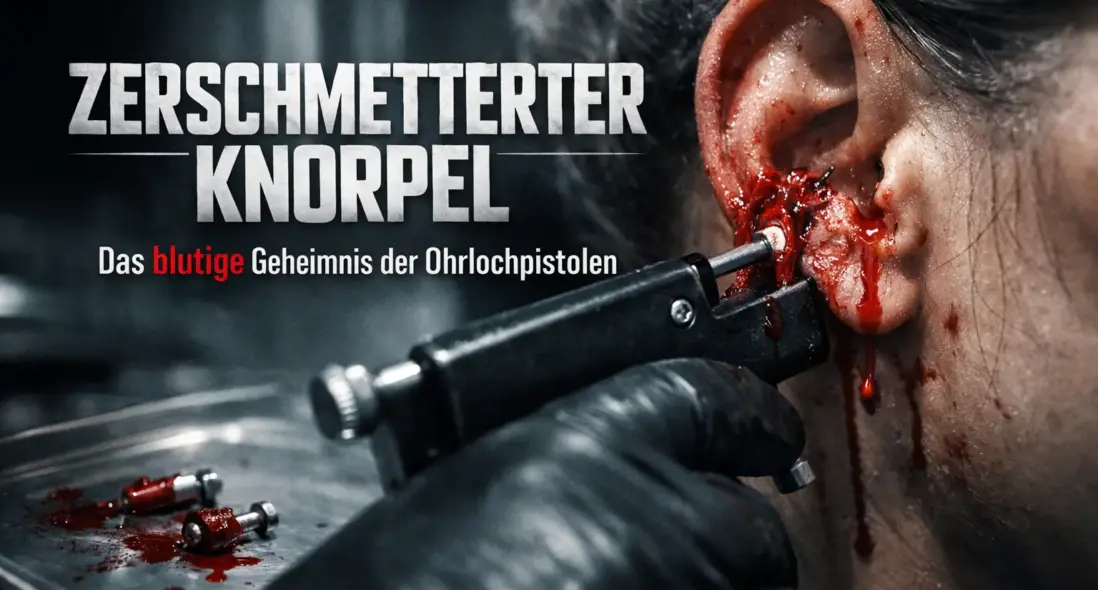 Zerschmetterter Knorpel: Das blutige Geheimnis der Ohrlochpistolen
