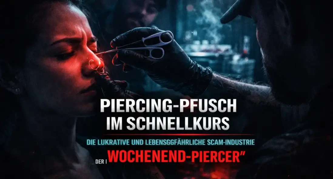 Piercing-Pfusch im Schnellkurs: Die lukrative und lebensgefährliche Scam-Industrie der „Wochenend-Piercer“