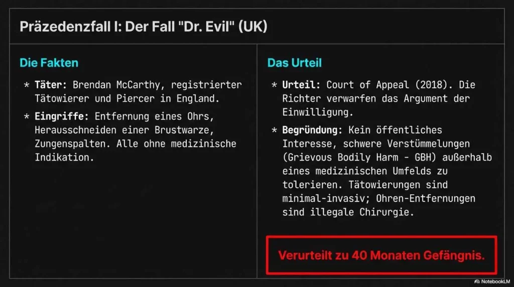 Zwischen Körperkult Und Körperverletzung: Extreme Modifikationen Im Rechtlichen Graubereich 23 Extrem Bodymodication 9