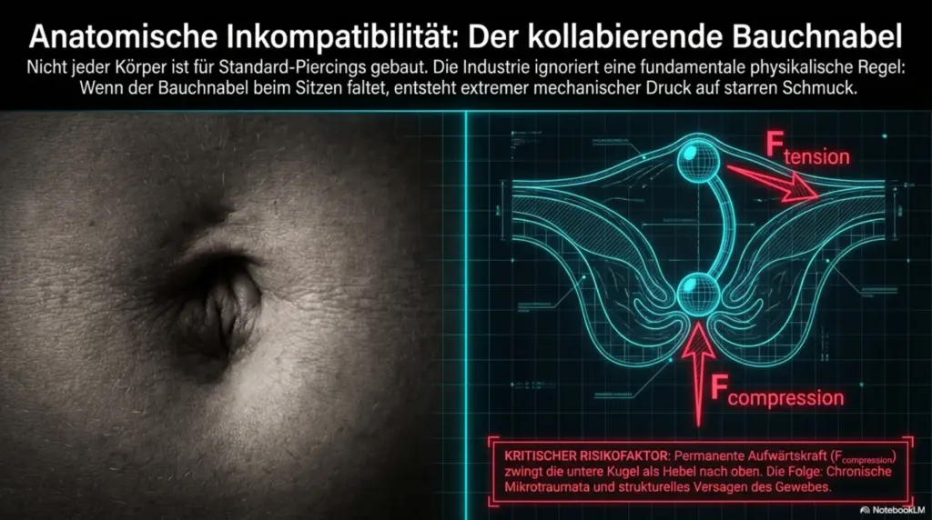 Bauchnabelpiercing Anatomie Luege 2