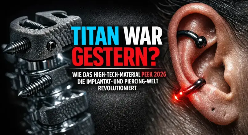 Titan war gestern! Wie das High-Tech-Material PEEK 2026 die Implantat- und Piercing-Welt revolutioniert