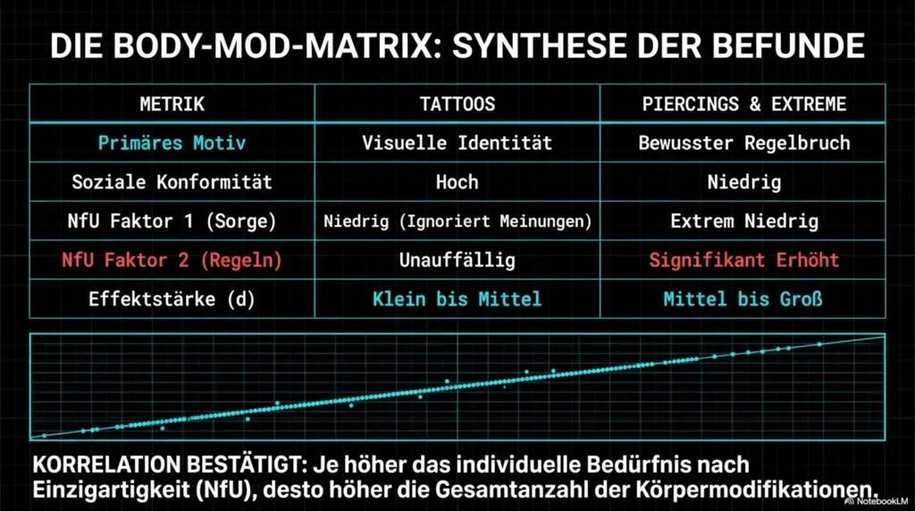 Psychologie Piercing Sucht Studie 6